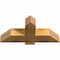 Ekena Millwork Eugene Rough Sawn Timber Gable Bracket, Western Red Cedar, 36"W x 16"H x 6"D x 6"F, 11/12 Pitch GBW036X16X0606EUG00RWR - alternate 5